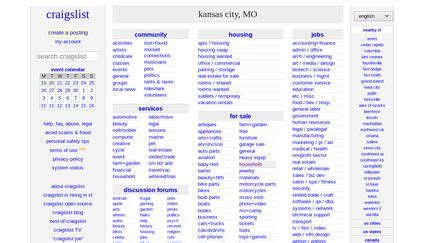 craigslist provides local classifieds and forums for jobs, housing, for sale, services, local community, and events. . Craigslist com kansas city
